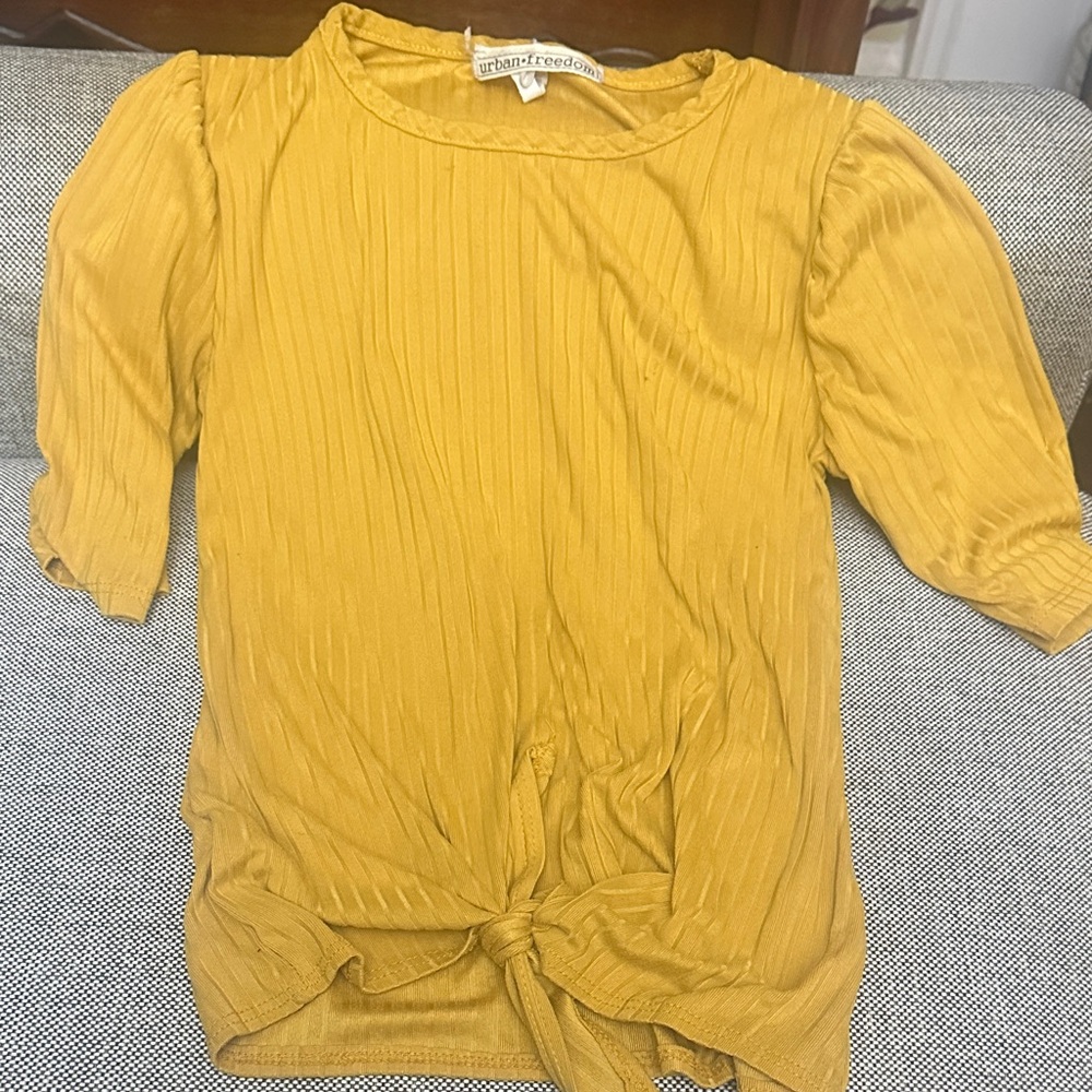 Mustard Yellow Kids Blouse